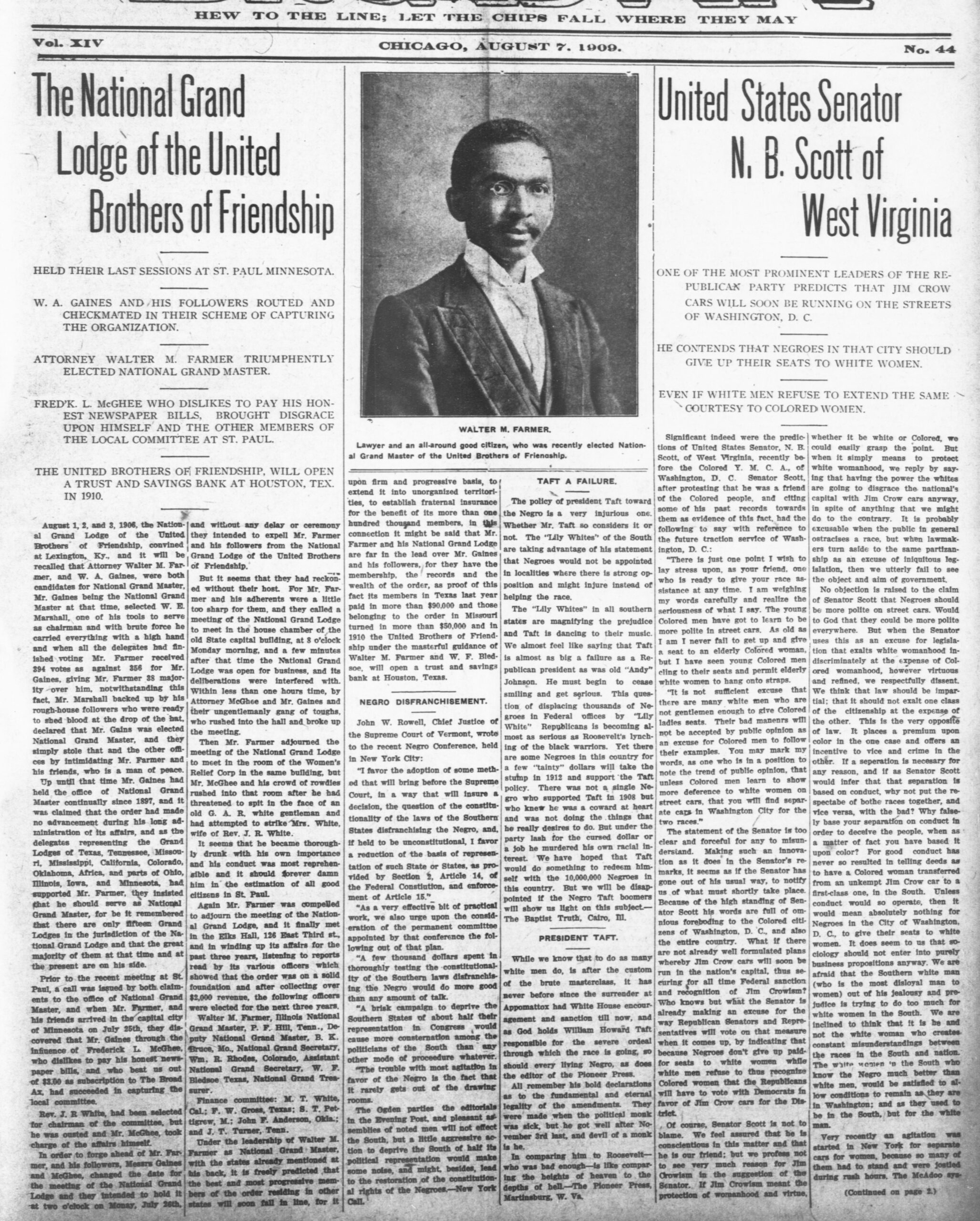 United States Senator N.B. Scott of West Virginia.