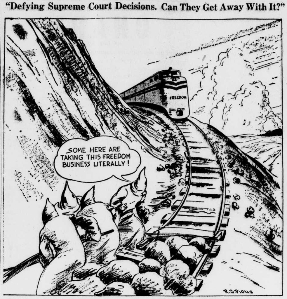 “Defying Supreme Court Decisions. Can They Get Away With It? ” 1953