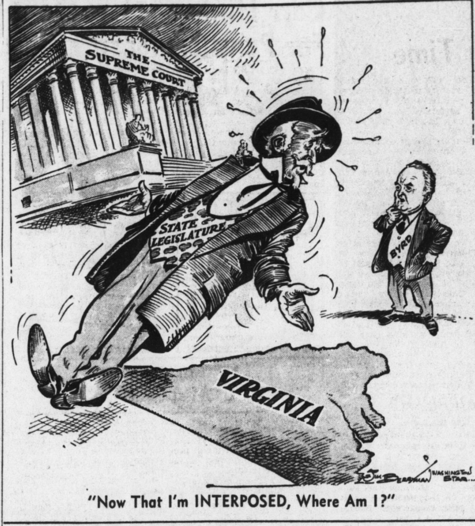 “Now that I’m INTERPOSED Where am I” 1956